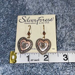 Handcrafted Heart Earrings